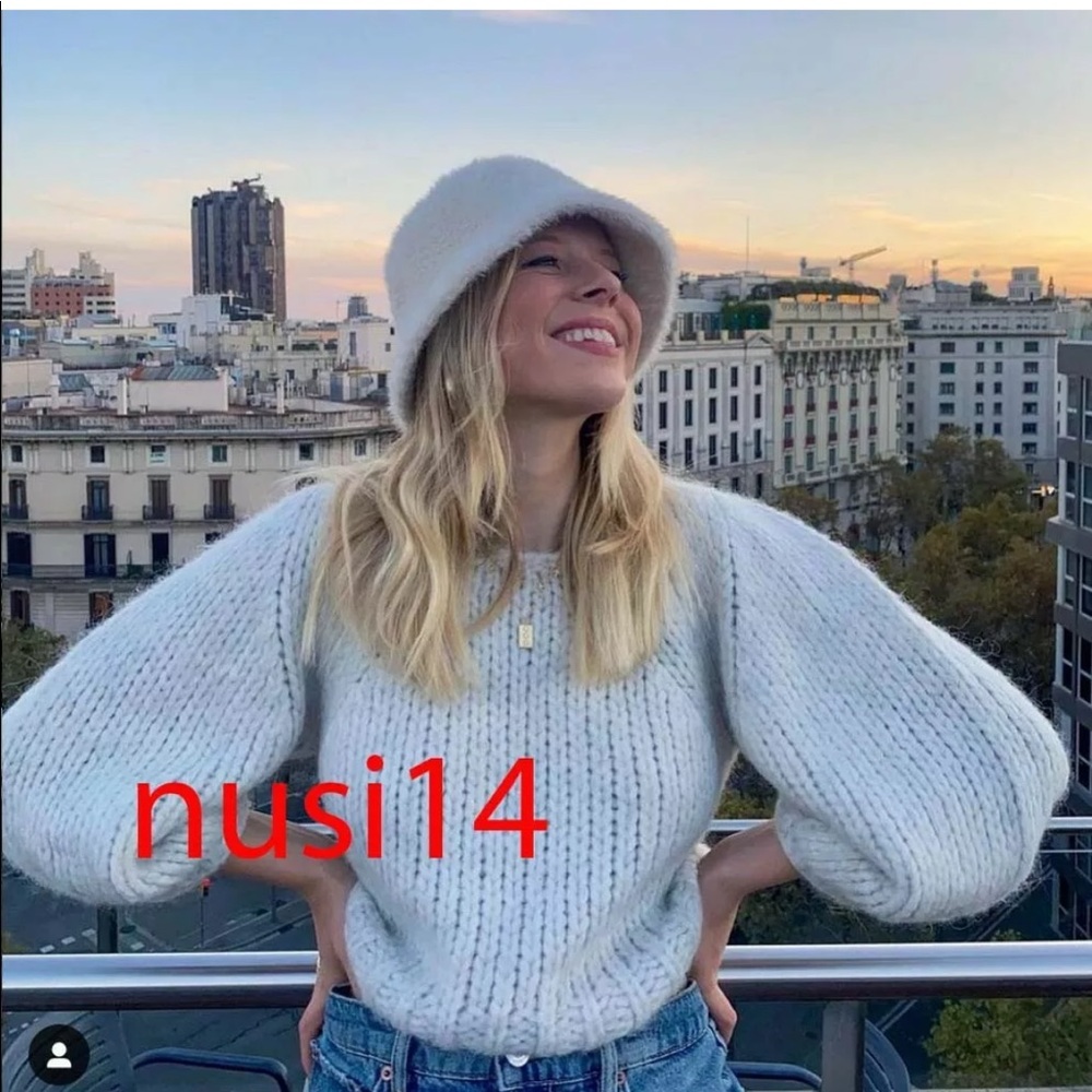 Zara ballon sleeve sweater 2142 149 811